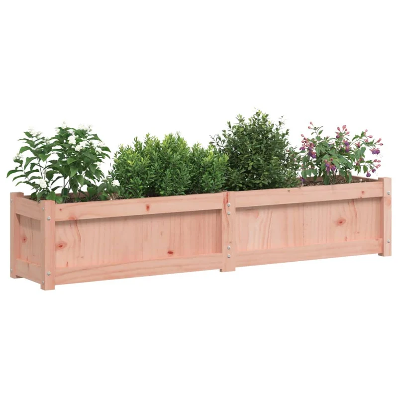 Jardinera Madera Maciza De Abeto Douglas 150x31x31 Cm