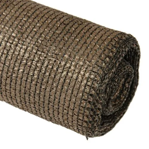 Malla Ocultación 160gr. Marrón 1x10 m