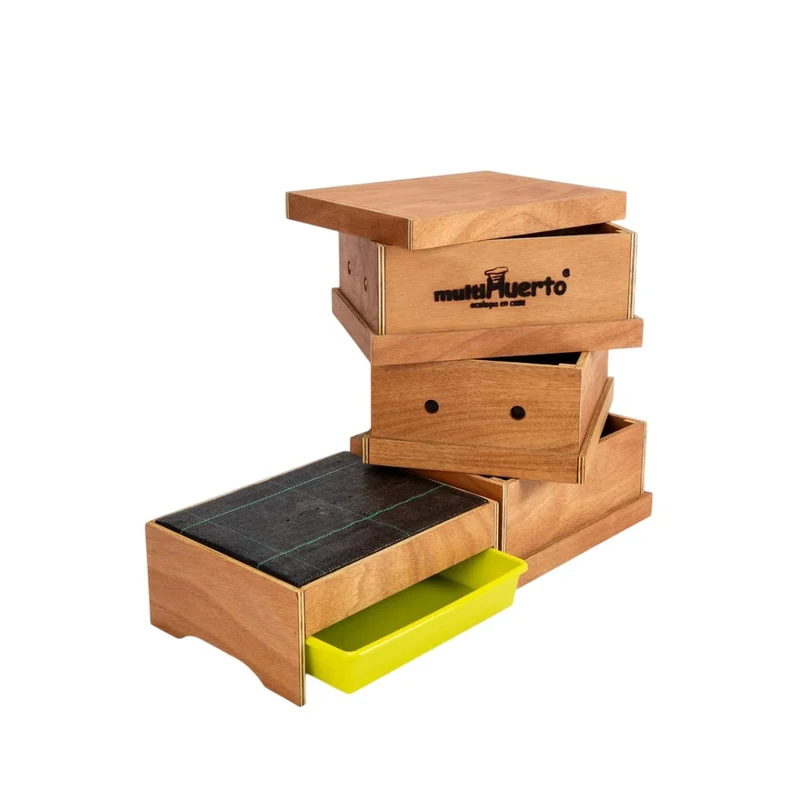 Vermicompostador Lombrihogar 3 bandejas Multihuerto