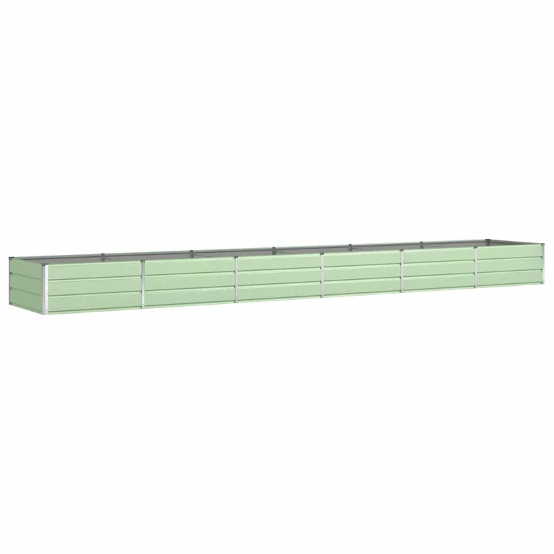 Jardinera Verde Pastel 580 X 100 X 45 Cm Acero Galvanizado
