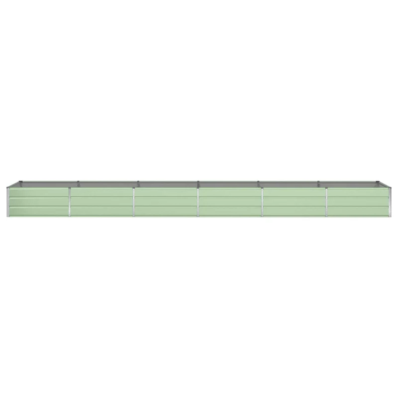 Jardinera Verde Pastel 580 X 100 X 45 Cm Acero Galvanizado