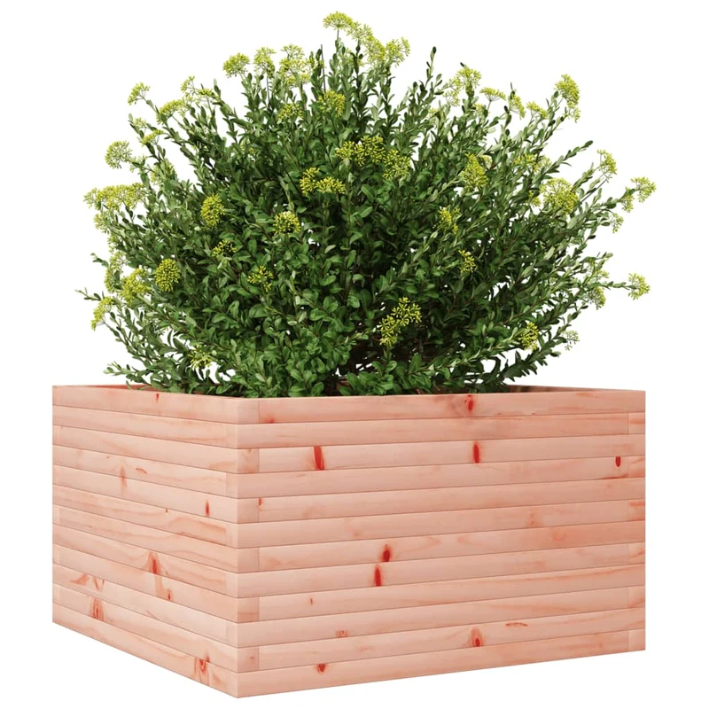 Jardinera Madera Maciza De Abeto Douglas 80x80x45,5 Cm