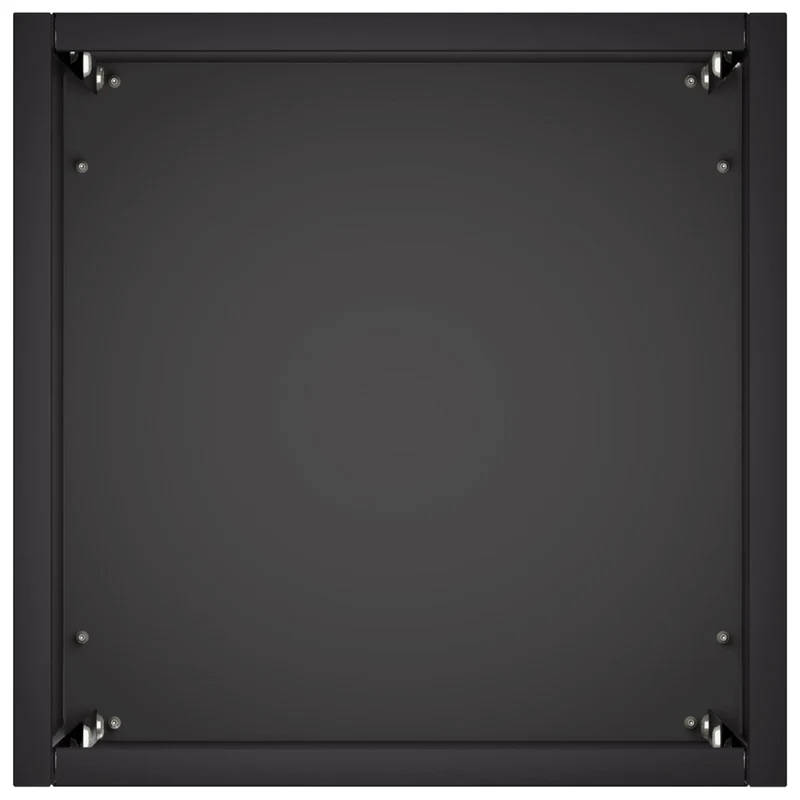 Macetero De Jardín Negro 20 X 20 X 40 Cm Acero Laminado En Frío