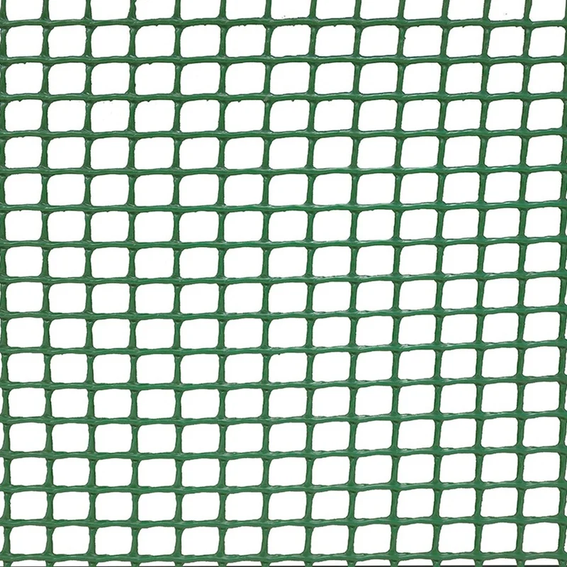 Malla Plastica Cuadrada Premium 10 Mm 1x25 M Verde Nortene