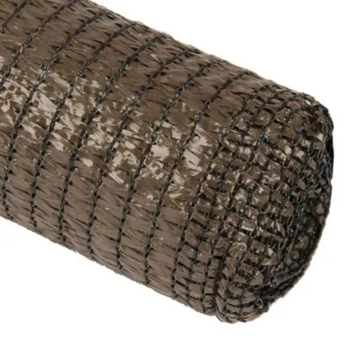 Malla Ocultación 90gr. Marrón 1x50 metros