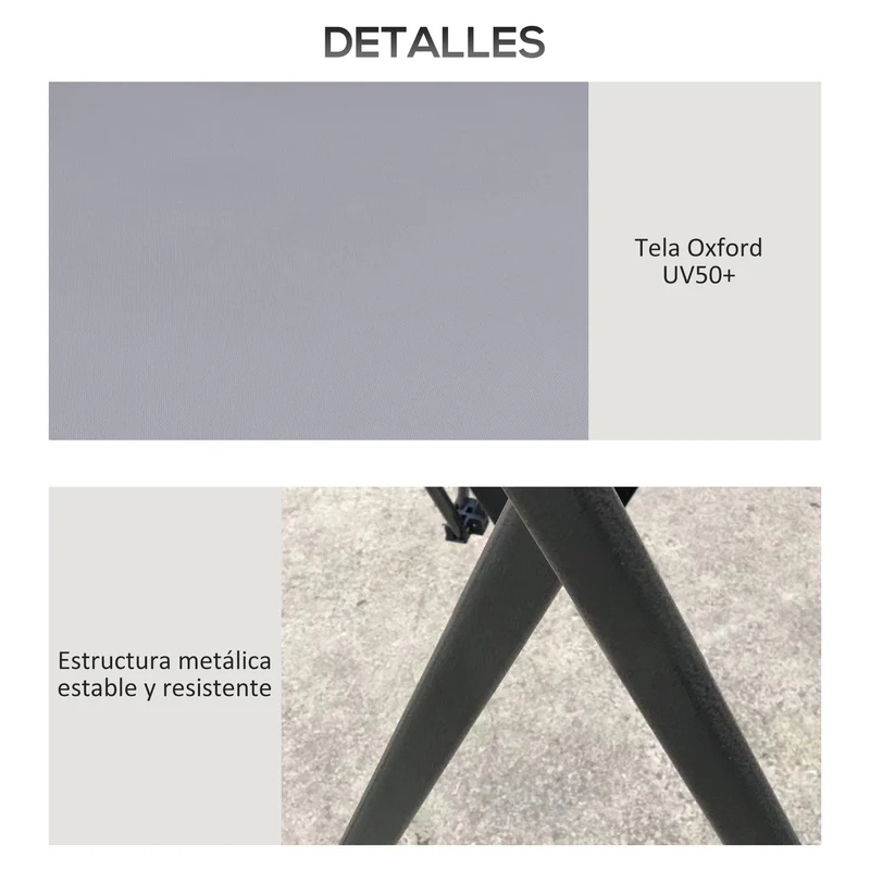 Outsunny Carpa Plegable Pop-up 4x4x2,8 m Cenador de Jardín con Paredes Altura Ajustable Anti-UV Impermeable Doble Techo Mosquiteras y Bolsa de Ruedas Gazebo para Exterior Fiestas Camping Gris Claro