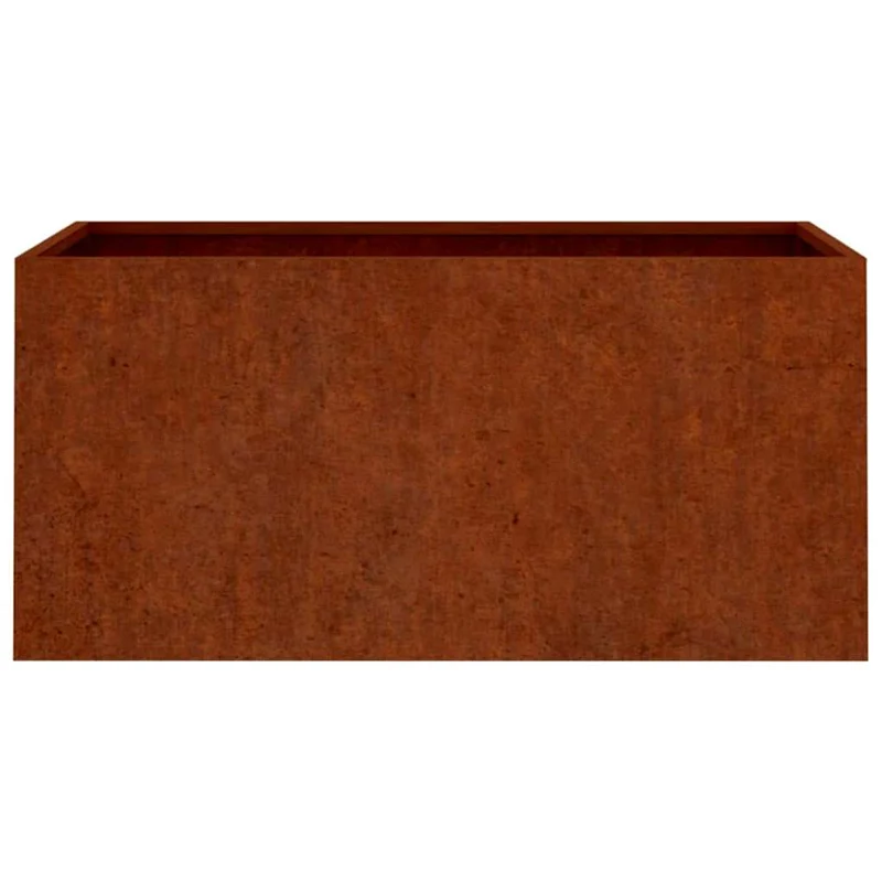 Jardinera De Acero Corten 62x40x39 Cm