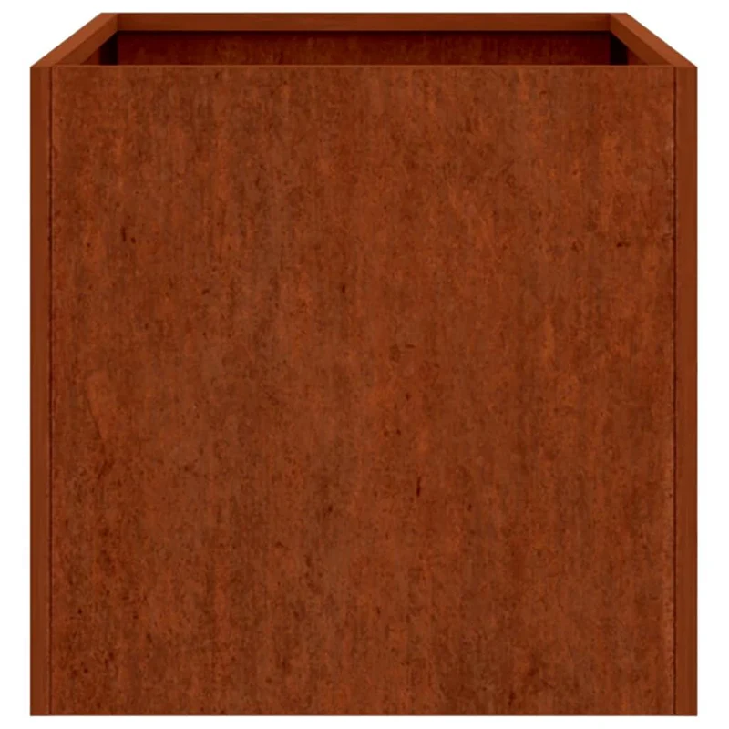 Jardinera De Acero Corten 62x40x39 Cm