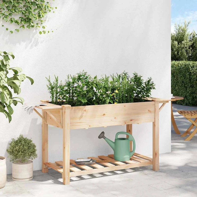 Macetero De Jardín Beige 155 X 59 X 76,5 Cm