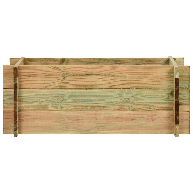 Cama Elevada De Verduras Para Jardín Verde 120 X 80 X 32 Cm