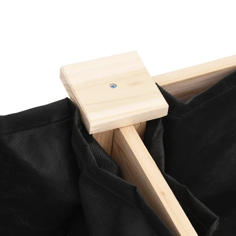 Jardinera Con Forro Madera Maciza De Abeto 161x45x76 Cm