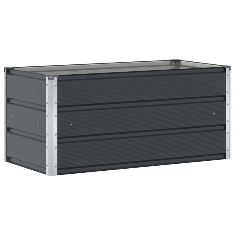 Jardinera Antracita 100 X 50 X 45 Cm Acero Galvanizado