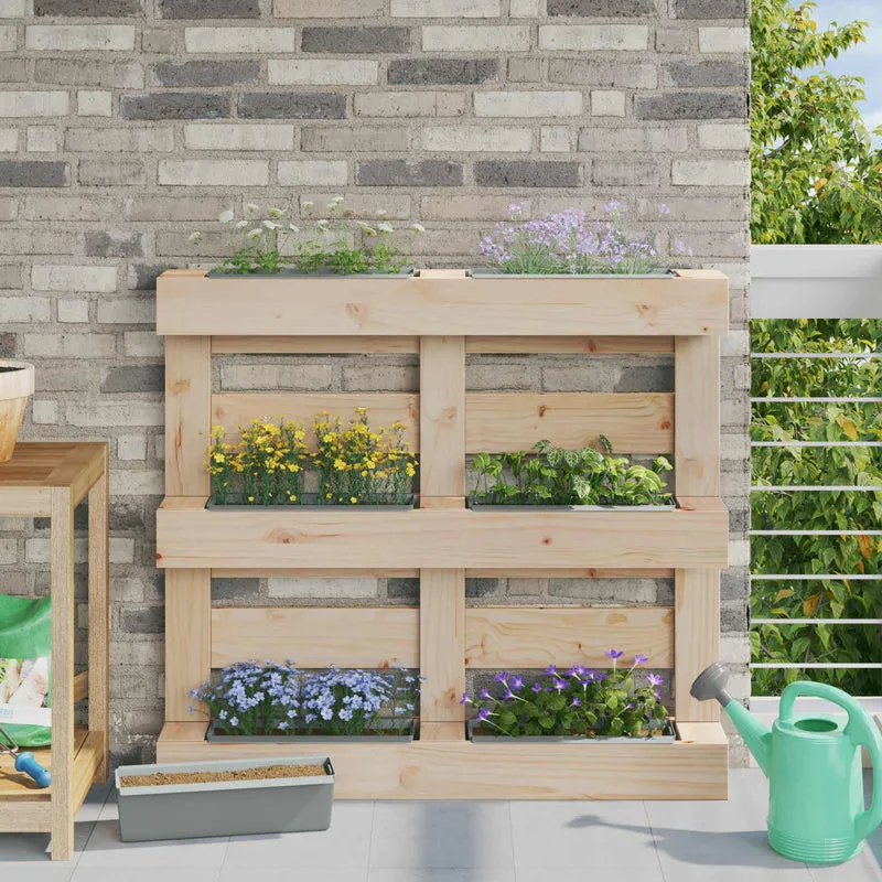 Cajas De Flores Para Palets Euro 12 Uds. Gris Claro