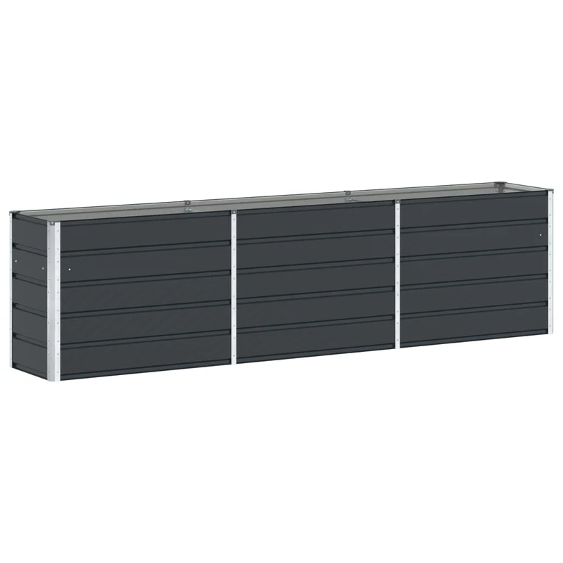 Jardinera Antracita 290 X 50 X 75 Cm Acero Galvanizado