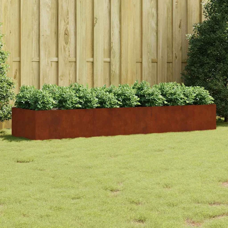 Jardinera Acero Corten 280x80x40 Cm
