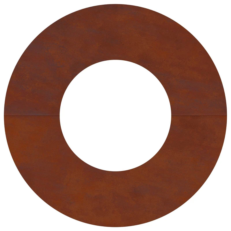 Adecuado Para Anillo De Árbol Plano Oxidado Ø30/60 Cm