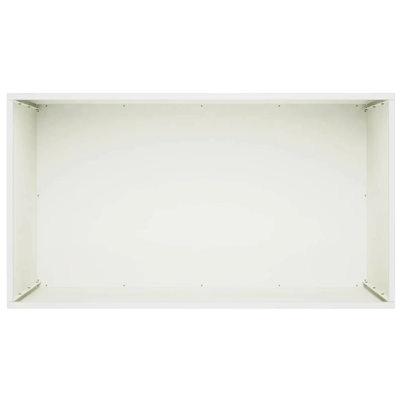 Macetero De Jardín 2 Uds. Blanco 100 X 50 X 50 Cm