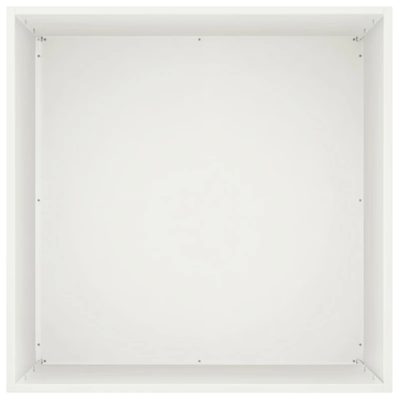 Macetero De Jardín 2 Uds. Blanco 40 X 40 X 75 Cm