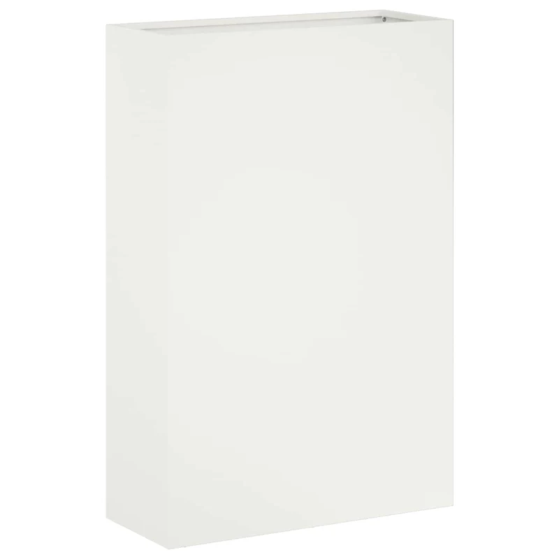 Macetero De Jardín Blanco 50 X 20 X 75 Cm
