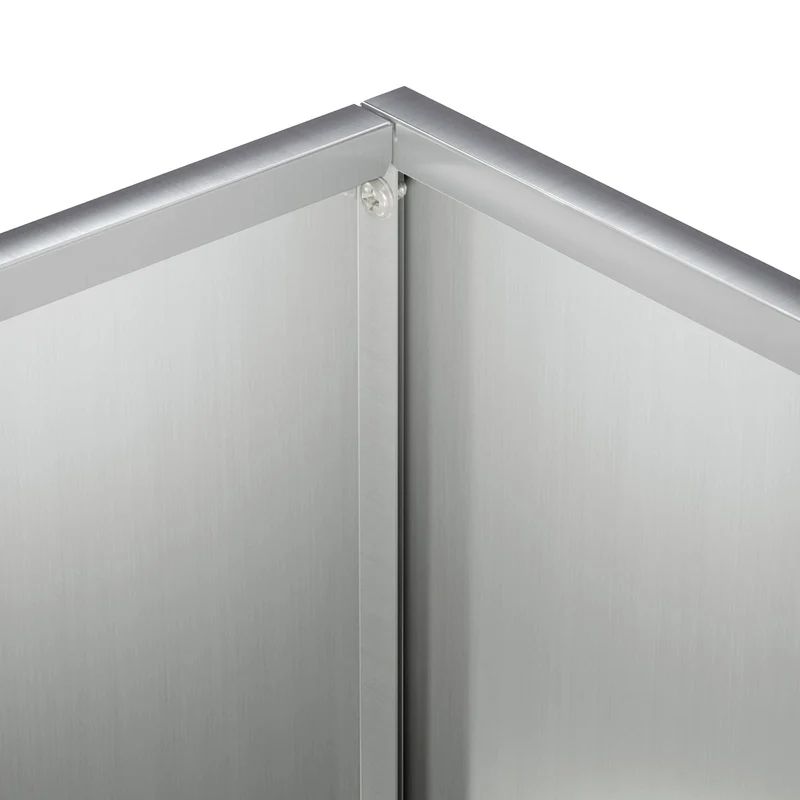 Macetero De Jardín Plateado 50 X 20 X 75 Cm Acero Galvanizado