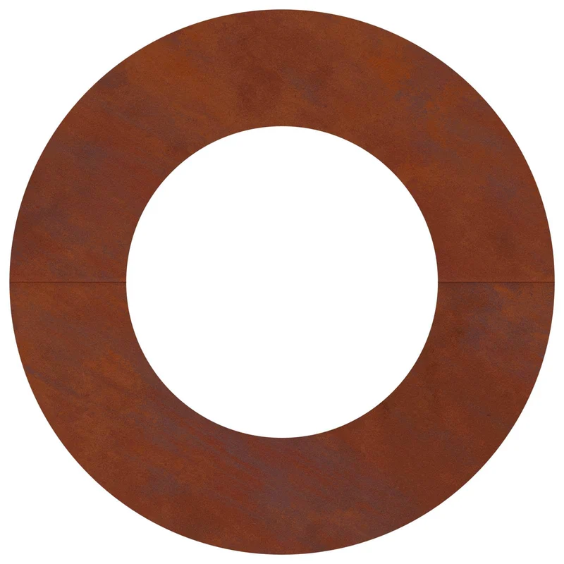 Adecuado Para Anillo De Árbol Plano Oxidado Ø40/70 Cm