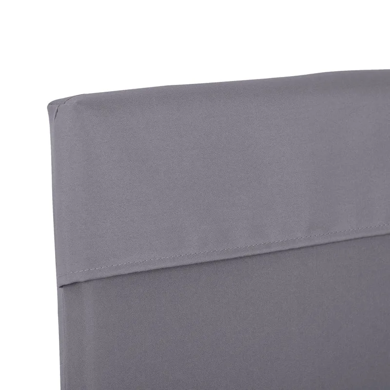Outsunny Cojín Para Columpio De 2 Piezas Cojín Para Balancín 130x45x5 Cm Gris
