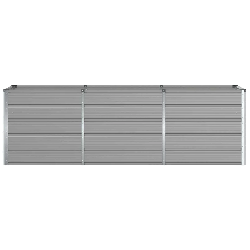 Jardinera Gris Claro 240 X 80 X 75 Cm Acero