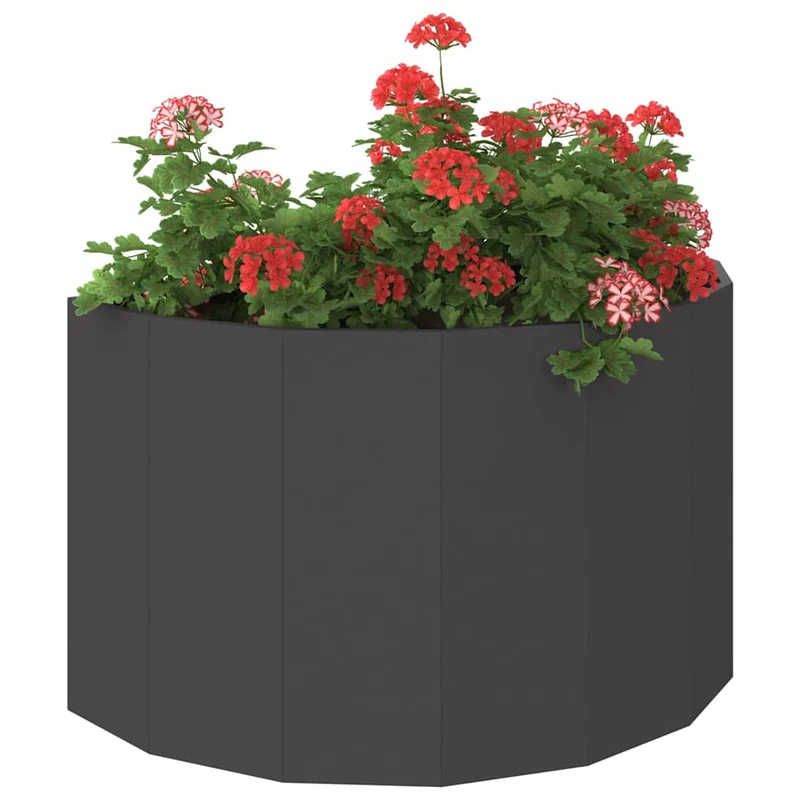 Jardinera Negro 90 X 45 X 50 Cm Acero