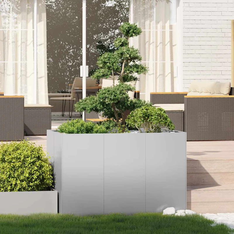 Jardinera 120x80x80 Cm De Acero Galvanizado