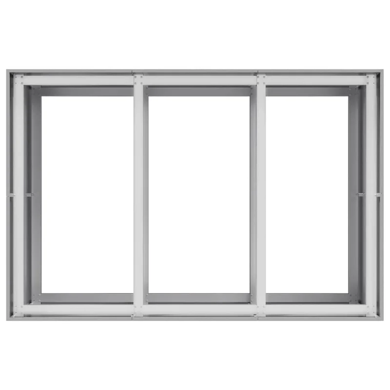 Jardinera 120x80x80 Cm De Acero Galvanizado