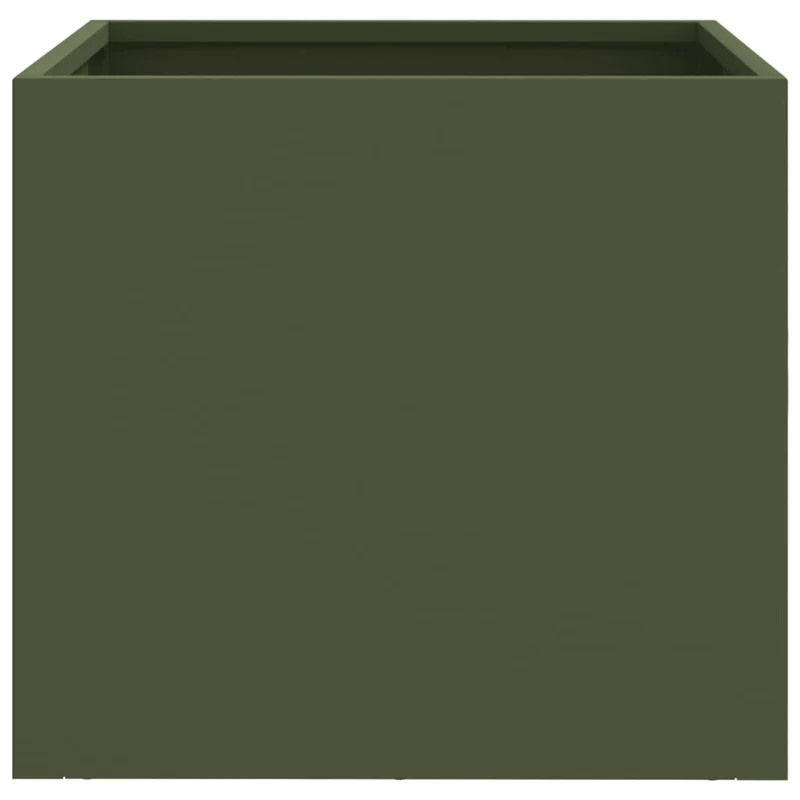Jardinera Acero Verde Oliva 32x30x29 Cm