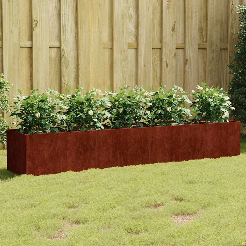 Jardinera Acero Corten 200x40x40 Cm