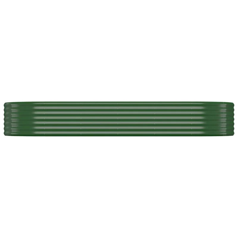 Jardinera Arriate Acero Galvanizado Verde 249x100x36 Cm