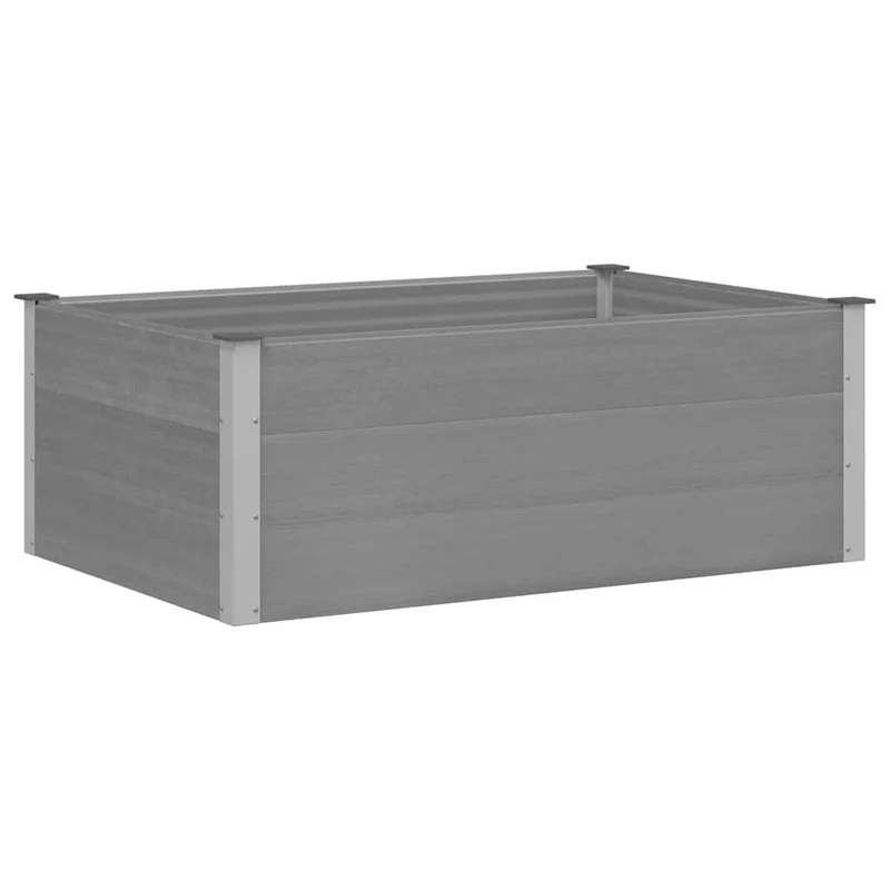 Arriate De Wpc Gris 150x100x54 Cm