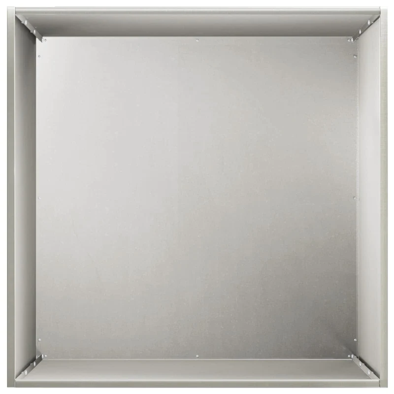 Macetero De Jardín 2 Uds. Plateado 40 X 40 X 75 Cm