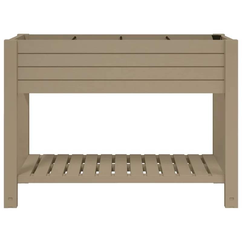 Jardinera Alta Polipropileno Marrón Claro 110x45x79 Cm