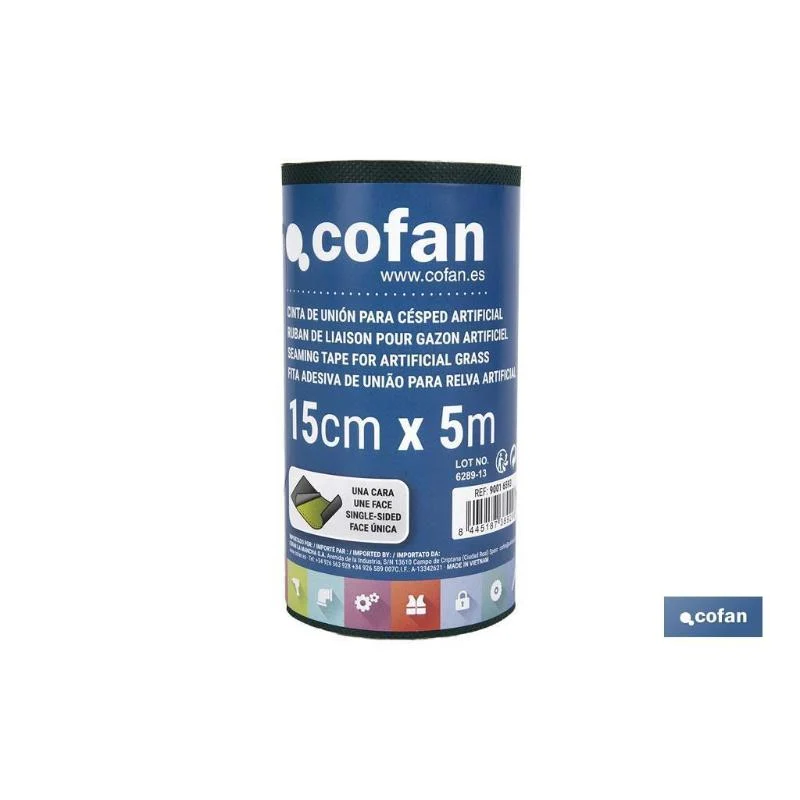 Cinta De Unión Para Césped Artificial Una Cara 15 Cm X 5 M Verde