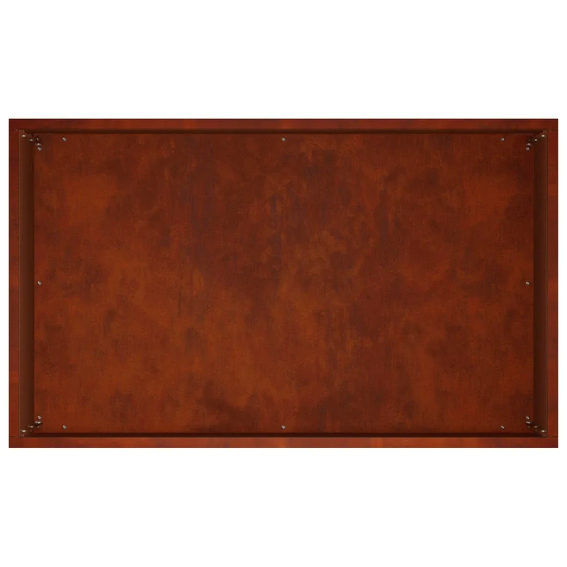 Macetero De Jardín Oxidado 50 X 30 X 40 Cm Acero Oxidado
