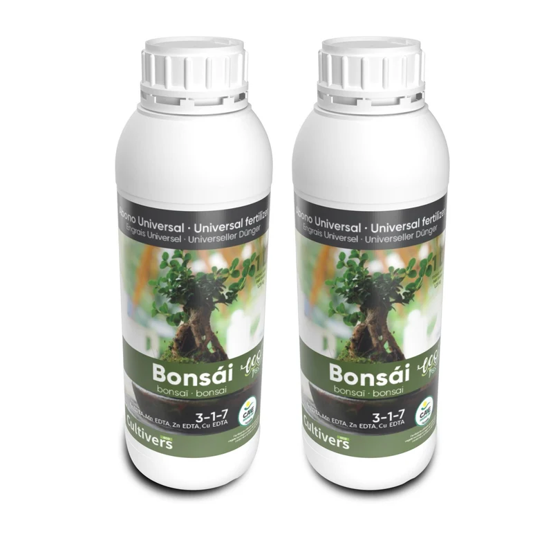 Abono Bonsái Líquido Ecológico Cultivers 2x1l