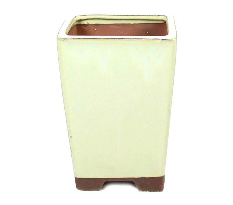 Tiesto Cuadrado Cascada De Gres 13.5x13.5x18cm