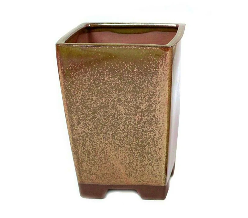 Tiesto Cuadrado Cascada De Gres 13.5x13.5x18cm