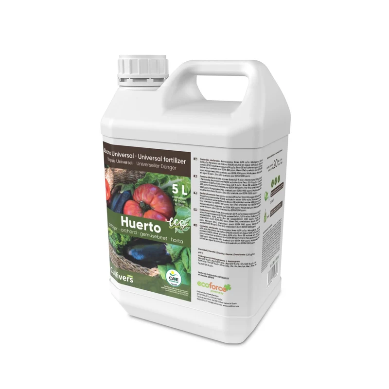 Abono Huerto Líquido Ecológico Cultivers 250 Ml