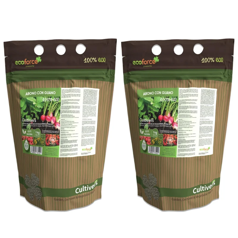 Abono Con Guano Ecológico Cultivers 25 Kg