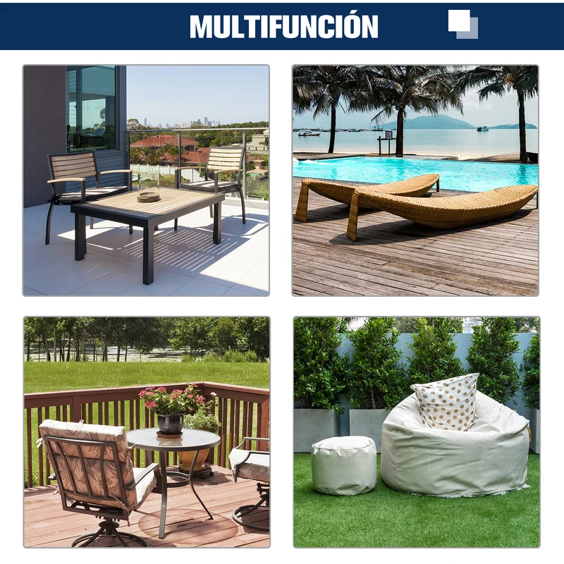 Outsunny Pantalla de Toldo Lateral Retráctil para Terraza Patio o Jardín de Mampara de Privacidad para Exterior Plegable Gris 300x160cm