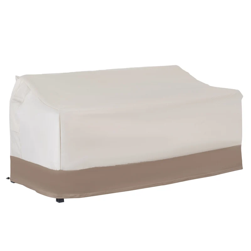 Outsunny Funda Protectora para Banco 2-3 Plaza Cubierta de Muebles Impermeable Exterior Jardín Protección contra Lluvia y Sol 152x87x59/79cm 600D Tela Oxford