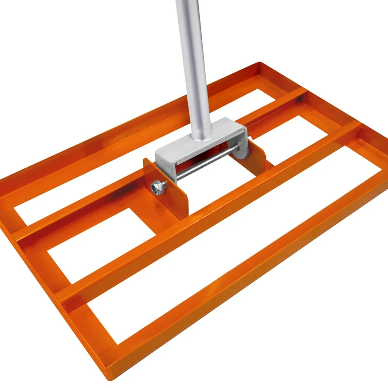 T-mech Rastrillo De Nivelación De Césped De Jardín De 50cm - Naranja