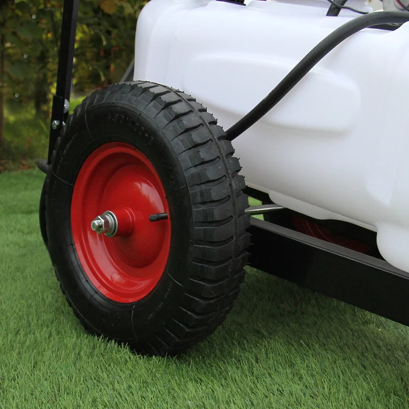 100l Atv Pulverizador Remolque Eléctrico 12v Tanque Lanza Manual 6 Boquillas Agrícola