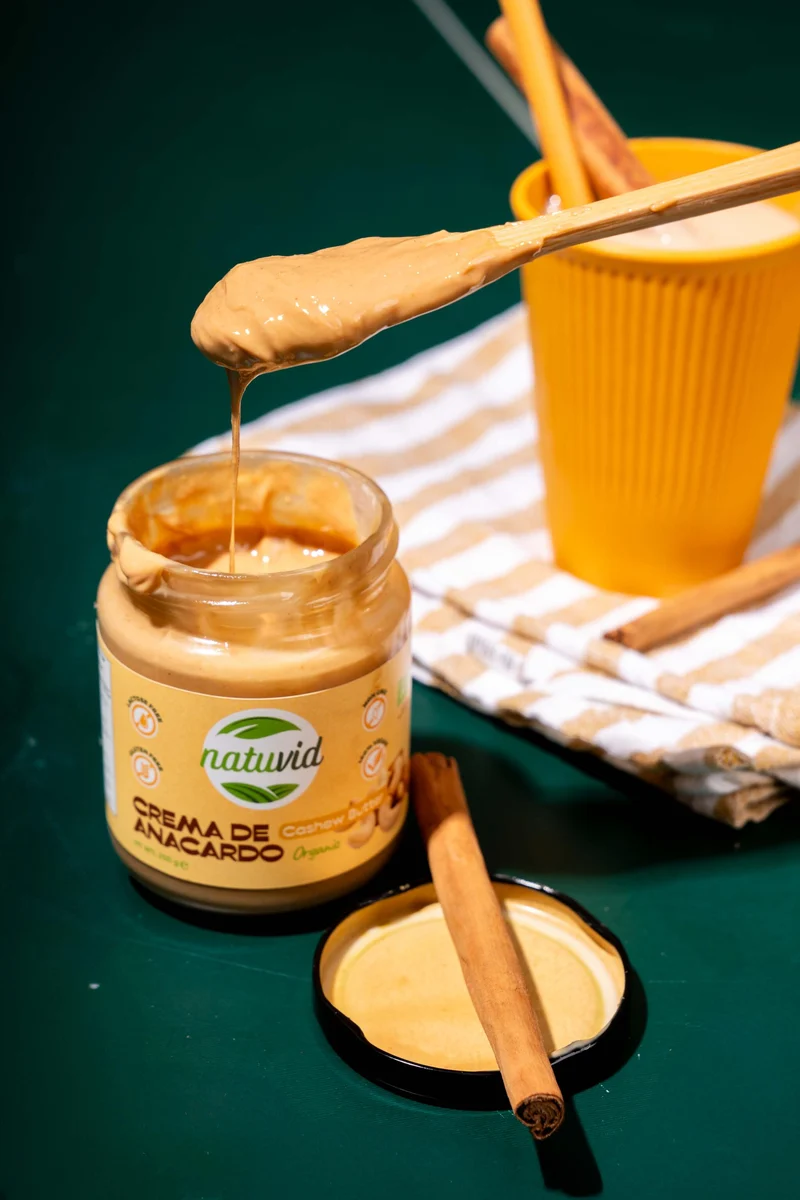 Crema de Anacardo BIO Natuvid | 250gr | SIN GLUTEN | SIN LACTOSA | 100% NATURAL | NON-GMO
