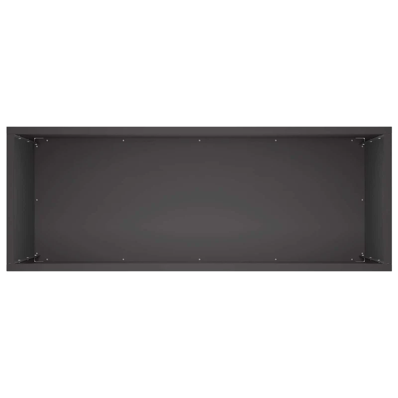 Macetero De Jardín 2 Uds. Negro 80 X 30 X 50 Cm