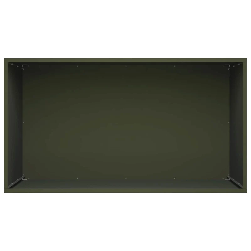 Macetero De Jardín 2 Uds. Verde Oliva 100 X 50 X 50 Cm